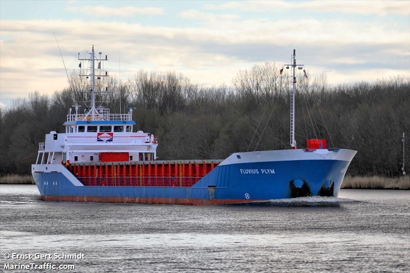 fluvius plym (General Cargo Ship) - IMO 9163611, MMSI 311000200, Call Sign C6AZ5 under the flag of Bahamas