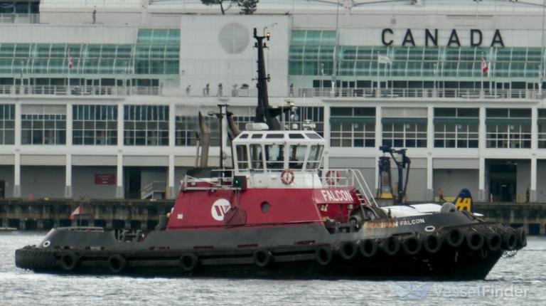 seaspan falcon (Tug) - IMO , MMSI 316003667 under the flag of Canada