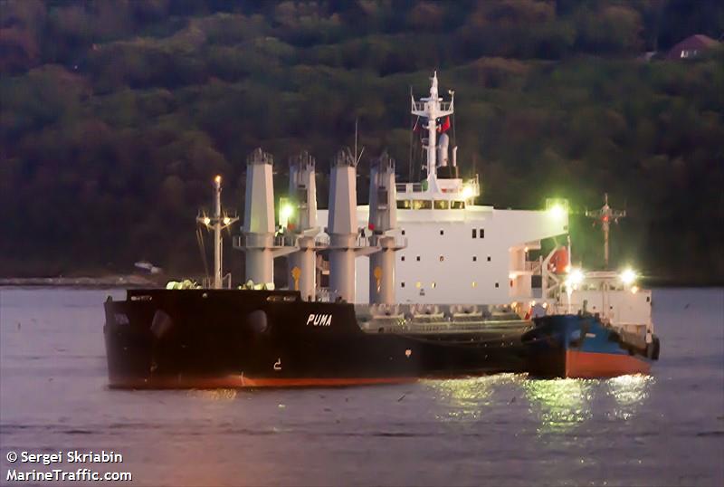 puma (Bulk Carrier) - IMO 9748265, MMSI 319114200, Call Sign ZGGJ4 under the flag of Cayman Islands