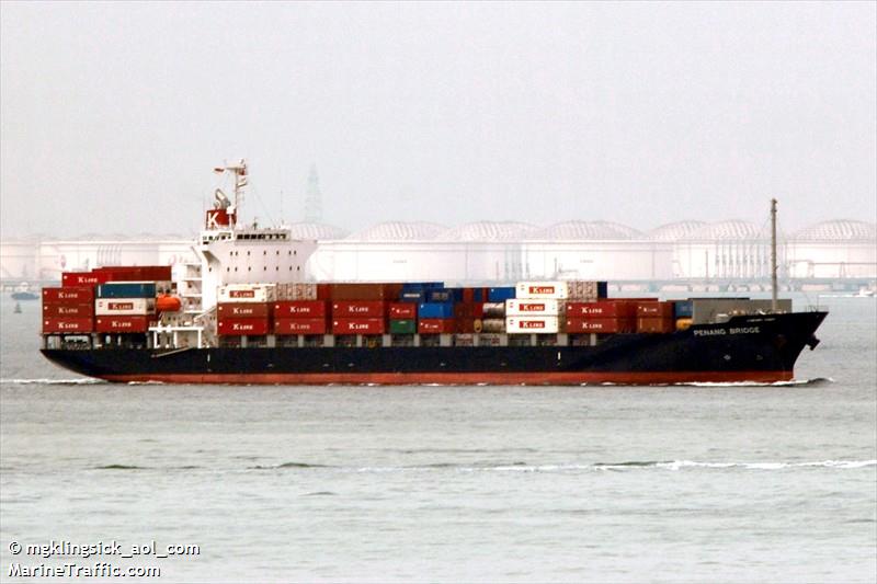 penang bridge (Container Ship) - IMO 9470753, MMSI 351639000, Call Sign 3FZD5 under the flag of Panama