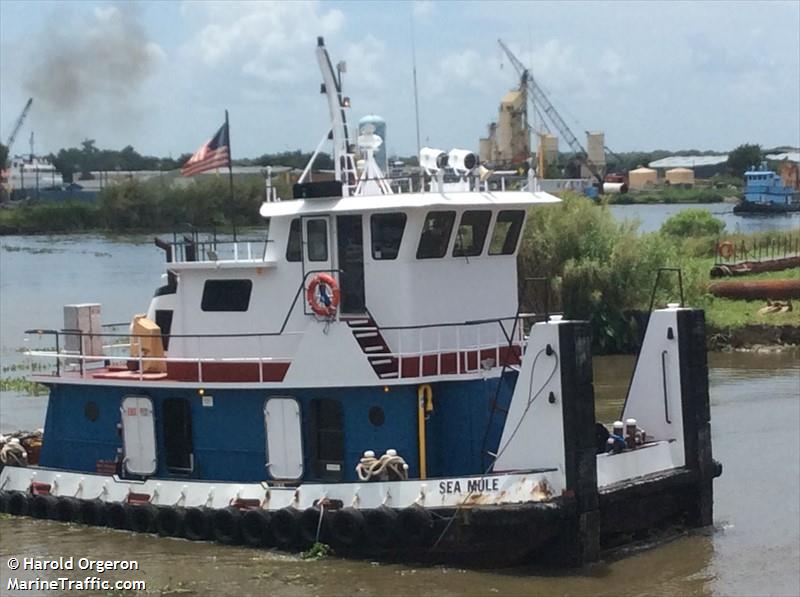 sea mule (Tug) - IMO , MMSI 366943760, Call Sign WDB7537 under the flag of United States (USA)