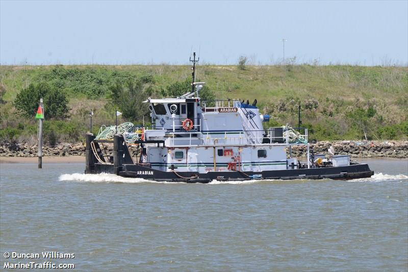 arabian (Tug) - IMO , MMSI 366995770, Call Sign WDC2629 under the flag of United States (USA)
