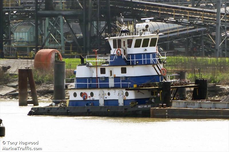 haley brooke (Towing vessel) - IMO , MMSI 367020520, Call Sign WDC4186 under the flag of United States (USA)