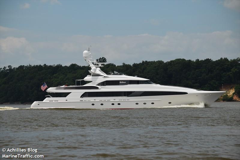 usher (Pleasure craft) - IMO , MMSI 367180940, Call Sign WDG9138 under the flag of United States (USA)