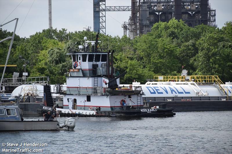 miss karli (Towing vessel) - IMO , MMSI 367468730, Call Sign WDF5923 under the flag of United States (USA)