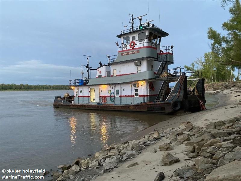 james christopher (Towing vessel) - IMO , MMSI 367524710, Call Sign WDL5412 under the flag of United States (USA)