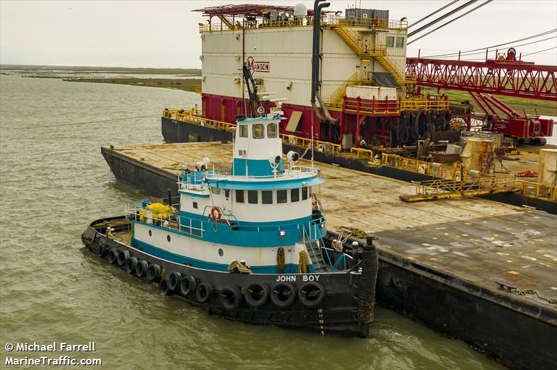 john boy (Towing vessel) - IMO , MMSI 368114180, Call Sign WDL2657 under the flag of United States (USA)