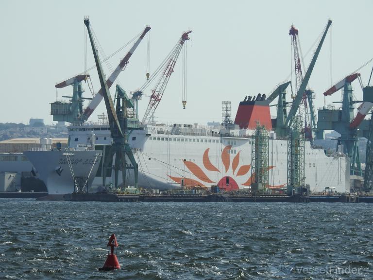 sunflower kirishima (Passenger/Ro-Ro Cargo Ship) - IMO 9797022, MMSI 431011467, Call Sign 7KBX under the flag of Japan