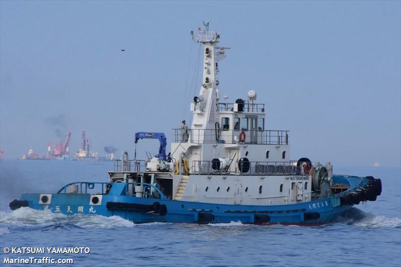 tensho maru no.5 (Tug) - IMO , MMSI 431401896, Call Sign JK5585 under the flag of Japan