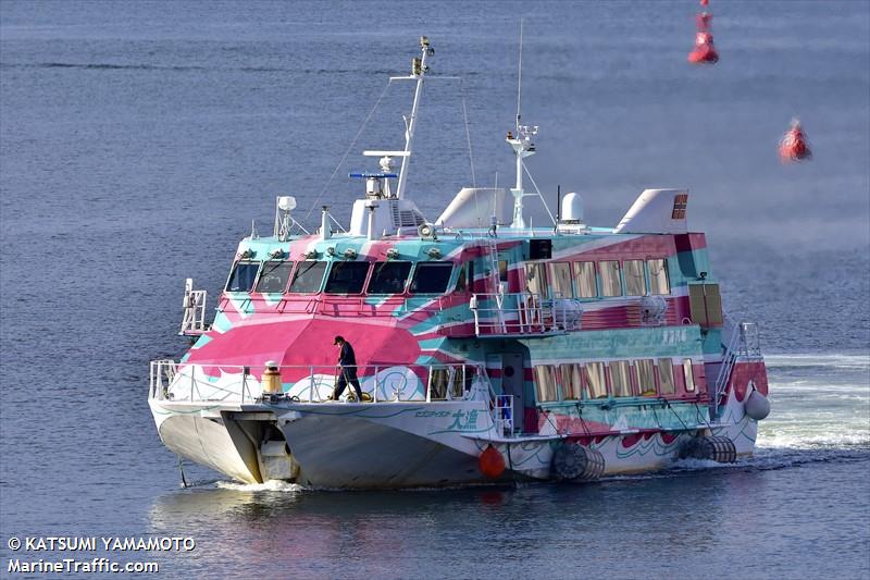 sevenisland tairyo (Passenger ship) - IMO 9070084, MMSI 431602169, Call Sign JJ3885 under the flag of Japan