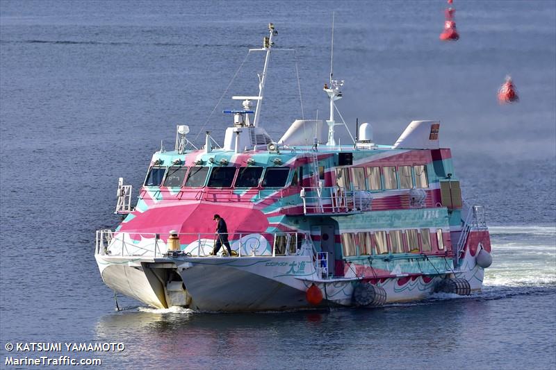 sevenisland tairyo (Passenger Ship) - IMO 9070084, MMSI 431602169, Call Sign JJ3885 under the flag of Japan