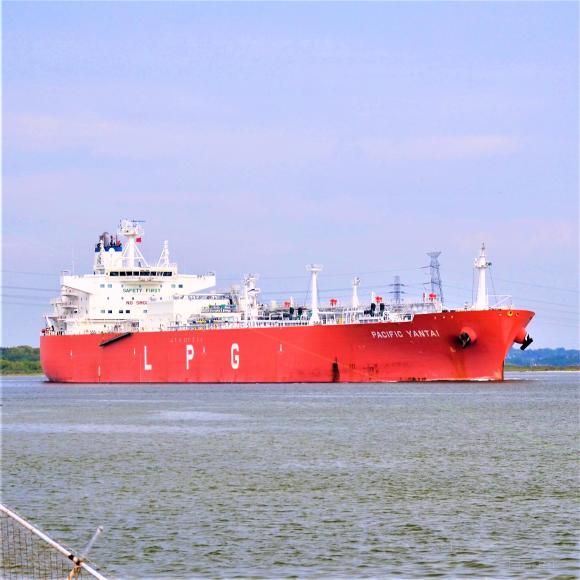 pacific yantai (LPG Tanker) - IMO 9739965, MMSI 477129800, Call Sign VRPO2 under the flag of Hong Kong
