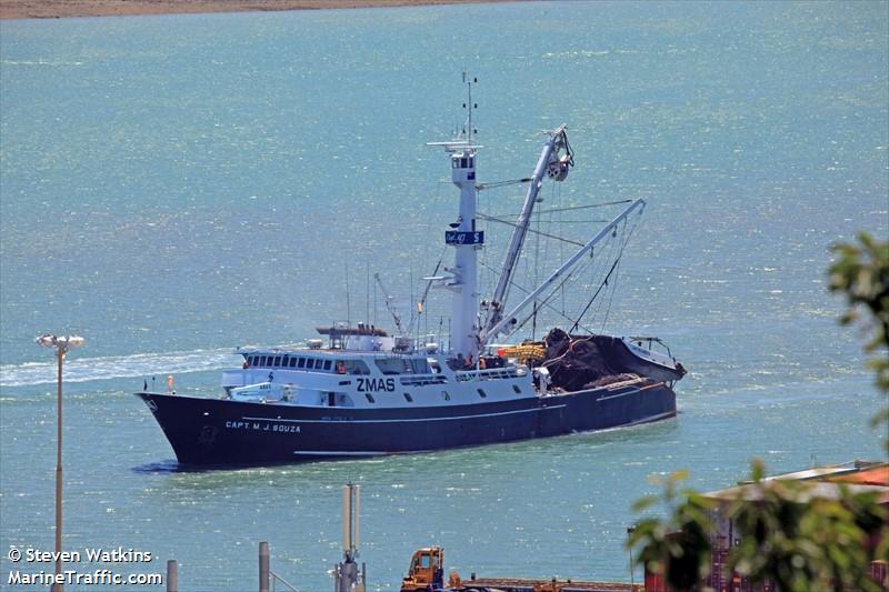 capt mj souza (Fishing vessel) - IMO , MMSI 512012000, Call Sign ZMAS under the flag of New Zealand