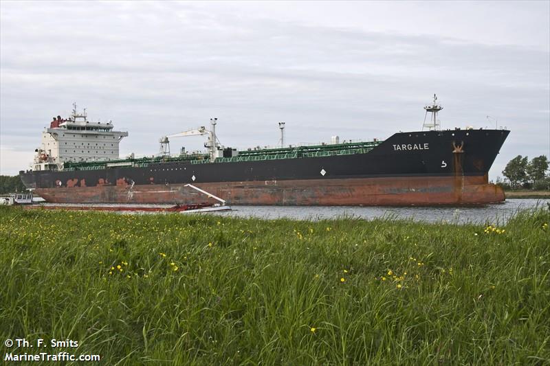 targale (Chemical/Oil Products Tanker) - IMO 9323340, MMSI 538002775, Call Sign V7LN9 under the flag of Marshall Islands