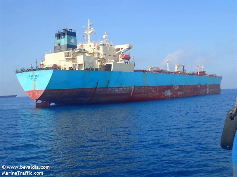 zantoro (Crude Oil Tanker) - IMO 9308950, MMSI 538008798, Call Sign V7A2771 under the flag of Marshall Islands