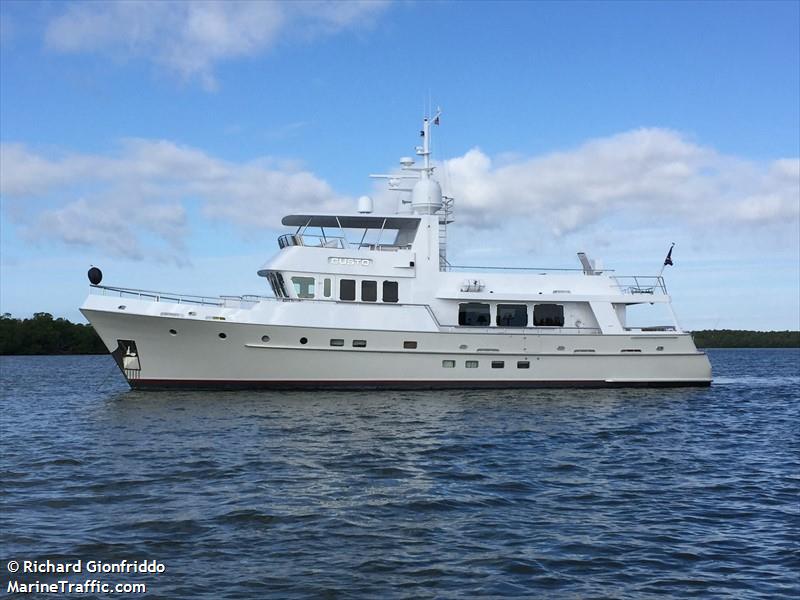 gusto (Pleasure craft) - IMO , MMSI 538070983, Call Sign V7DX6 under the flag of Marshall Islands
