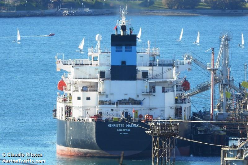 henriette maersk (Chemical/Oil Products Tanker) - IMO 9399349, MMSI 563097900, Call Sign 9V3479 under the flag of Singapore