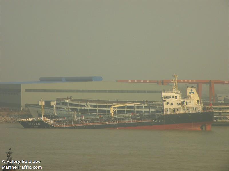 bayan (Oil Products Tanker) - IMO 9532317, MMSI 565058000, Call Sign 9V7668 under the flag of Singapore