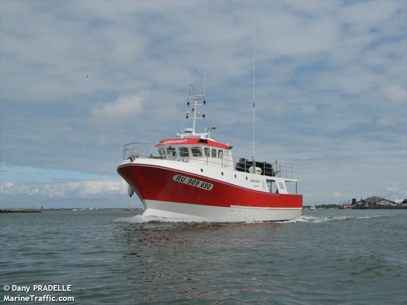 saraswati (Fishing vessel) - IMO , MMSI 660003100, Call Sign FNLG under the flag of Reunion
