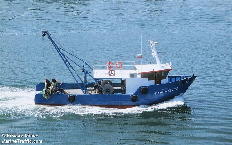 egeo 3 (Fishing vessel) - IMO , MMSI 207829830, Call Sign LZH2983 under the flag of Bulgaria