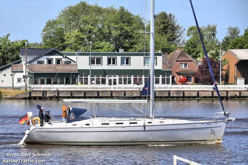 indigo (Sailing vessel) - IMO , MMSI 211765090, Call Sign DHHV2 under the flag of Germany