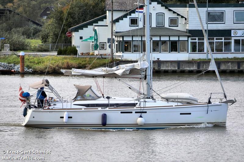 andersine (Sailing vessel) - IMO , MMSI 219006143, Call Sign XPD5439 under the flag of Denmark