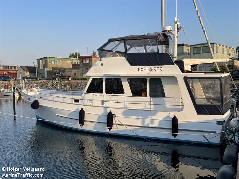 explorer (Pleasure craft) - IMO , MMSI 219024144, Call Sign XPH3037 under the flag of Denmark