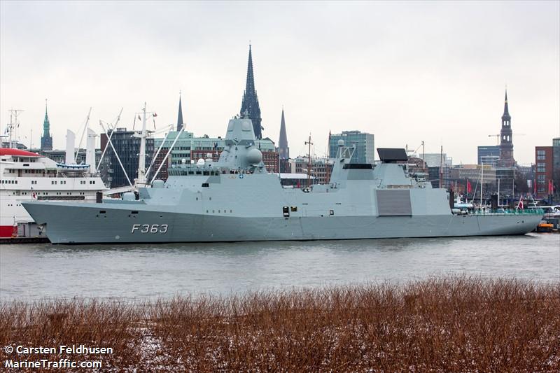 hdms niels juel () - IMO , MMSI 219105000, Call Sign OVVC under the flag of Denmark