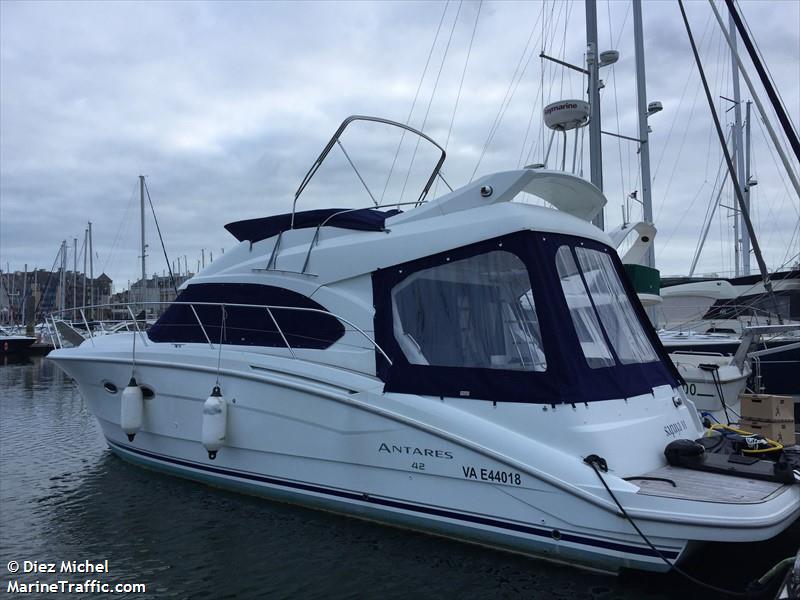 sapaya 6 (Pleasure craft) - IMO , MMSI 227119250, Call Sign FAA4058 under the flag of France