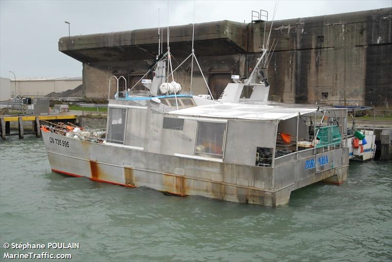 fv piranha (Fishing vessel) - IMO , MMSI 227321820, Call Sign FG8094 under the flag of France
