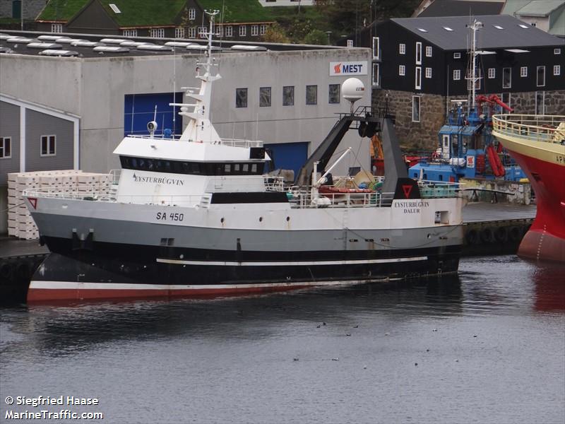 eysturbugvin (Fishing Vessel) - IMO 9020974, MMSI 231191000, Call Sign OW2487 under the flag of Faeroe Islands