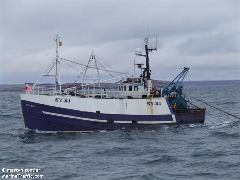 kaylana sy21 (Fishing vessel) - IMO , MMSI 235013472, Call Sign 2VAT under the flag of United Kingdom (UK)