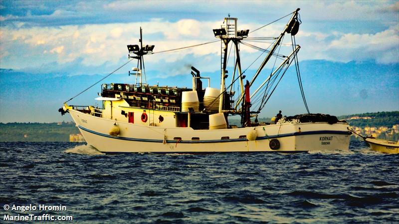 kornat (Fishing vessel) - IMO , MMSI 238838740, Call Sign 9AA5968 under the flag of Croatia