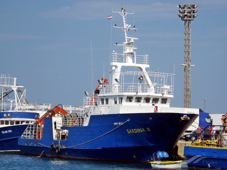 sardina 2 (Fishing Vessel) - IMO 9523524, MMSI 238880340, Call Sign 9AA6486 under the flag of Croatia