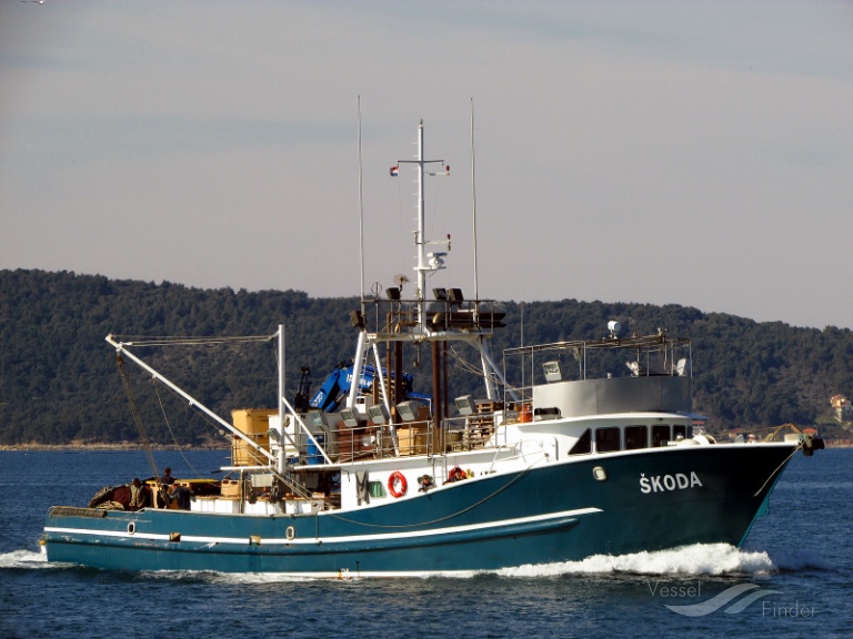 skoda (Fishing vessel) - IMO , MMSI 238909140, Call Sign 9AA6388 under the flag of Croatia