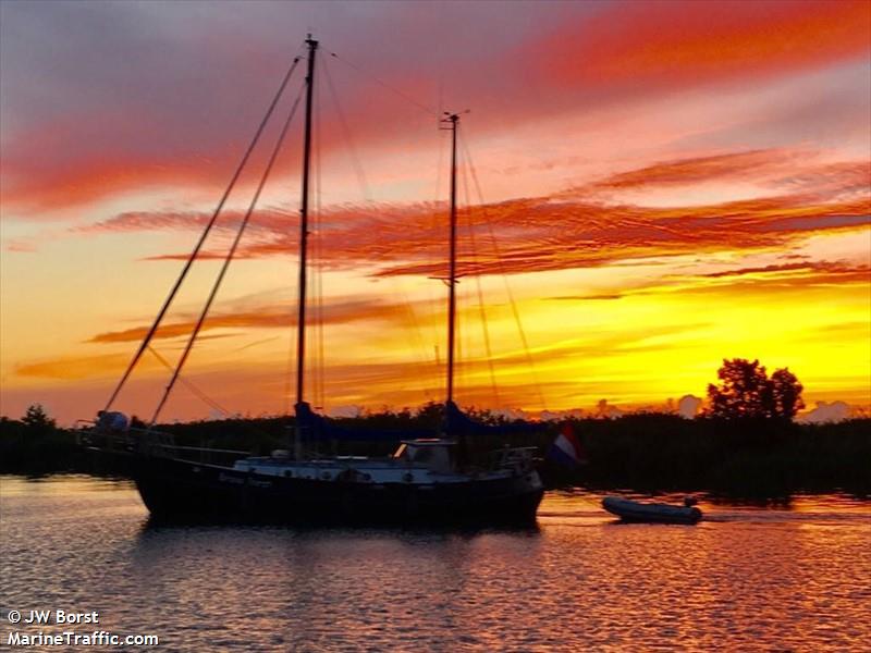brave borst (Sailing vessel) - IMO , MMSI 244050632, Call Sign PE5522 under the flag of Netherlands