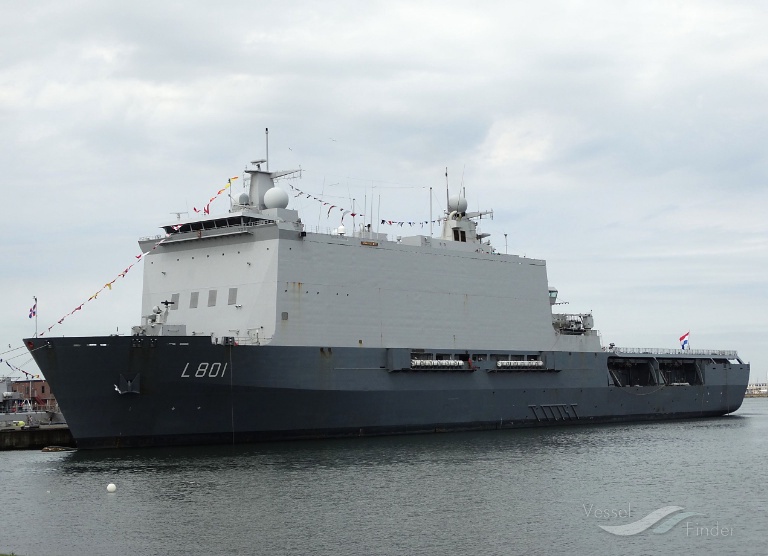 hnlms johan de witt () - IMO 9280768, MMSI 244527000, Call Sign PAJW under the flag of Netherlands