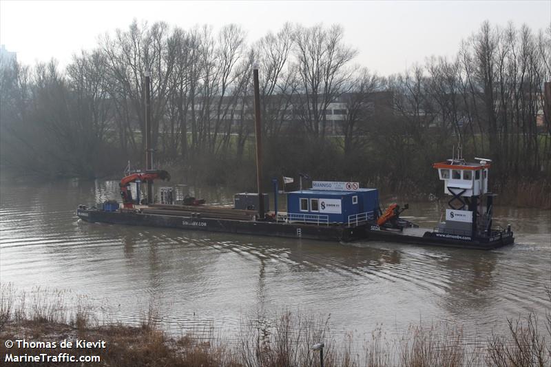 seda (Dredging or UW ops) - IMO , MMSI 244780733, Call Sign PH6894 under the flag of Netherlands