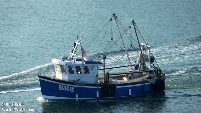dauwtripper br8 (Fishing vessel) - IMO , MMSI 245434000, Call Sign PCDV under the flag of Netherlands