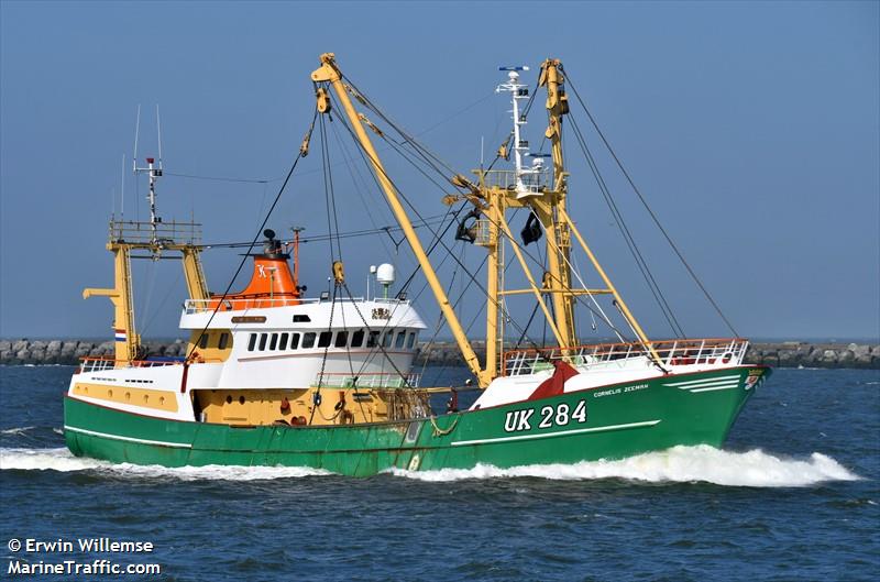 uk284 corneliszeeman (Fishing Vessel) - IMO 9039200, MMSI 245876000, Call Sign PDLI under the flag of Netherlands