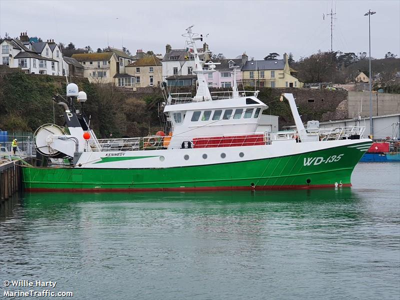 kennedy wd135 (Fishing vessel) - IMO , MMSI 250005681, Call Sign EIVS9 under the flag of Ireland