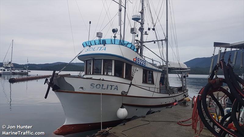 solita (Fishing vessel) - IMO , MMSI 316004681 under the flag of Canada