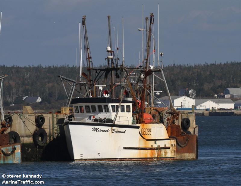 marcel edmond (Fishing vessel) - IMO , MMSI 316010880 under the flag of Canada