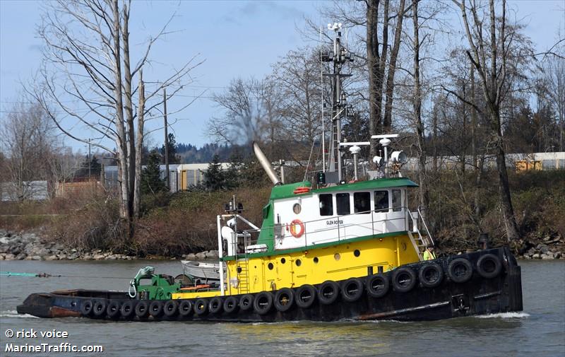 glen rover (Tug) - IMO , MMSI 316016916 under the flag of Canada