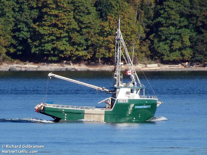prosperity i (Fishing vessel) - IMO , MMSI 316017443 under the flag of Canada