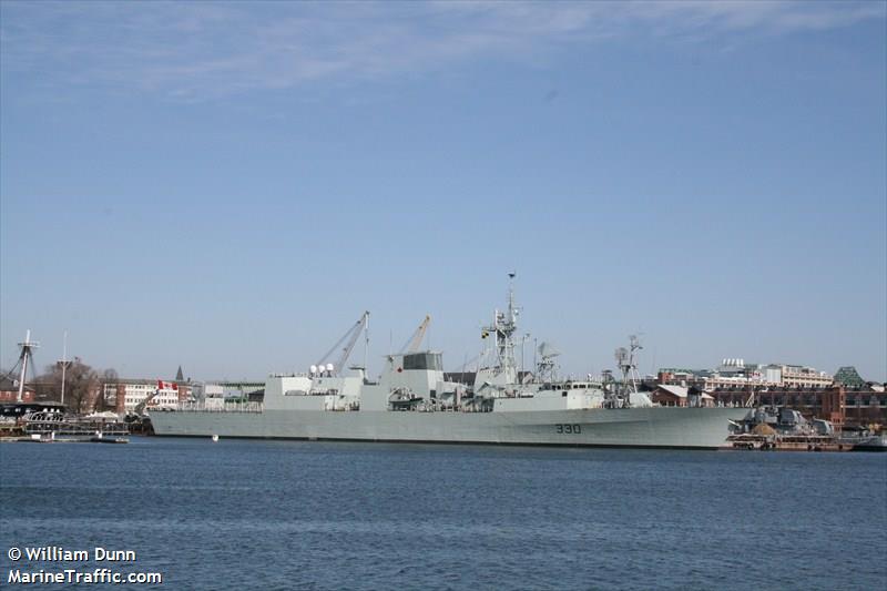 cdn warship 330 () - IMO , MMSI 316138000, Call Sign CGAP under the flag of Canada