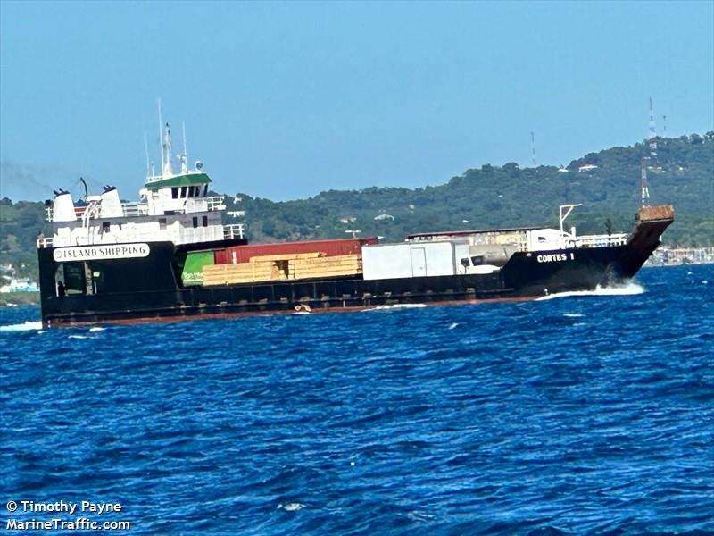 cortes 1 (Cargo ship) - IMO , MMSI 334888000, Call Sign HQVK-2 under the flag of Honduras