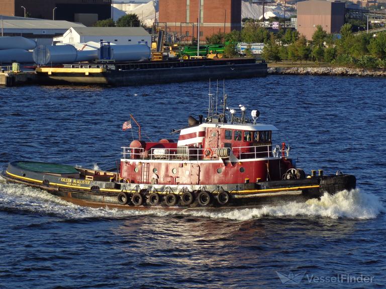 kaleen mcallister (Tug) - IMO 8981810, MMSI 366891960, Call Sign WDB3847 under the flag of United States (USA)