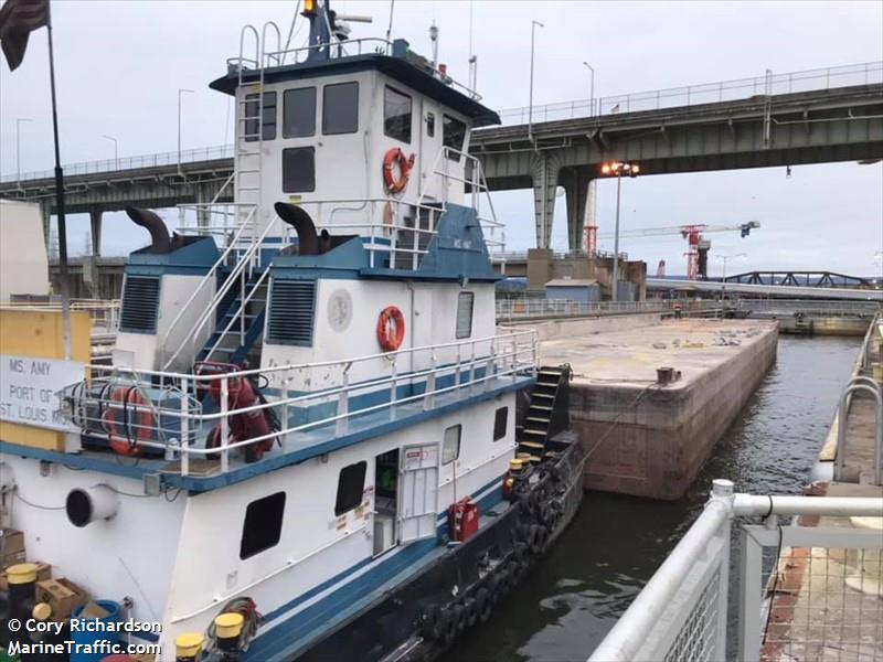 miss amy (Towing vessel) - IMO , MMSI 367002380, Call Sign WDK3380 under the flag of United States (USA)
