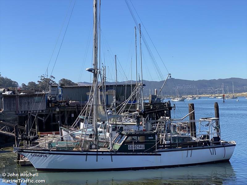 longfin (Fishing vessel) - IMO , MMSI 367028360, Call Sign WDC4666 under the flag of United States (USA)